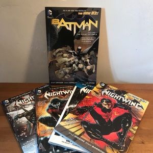 DC Comics Batman 52 Vol 1 the Court of Owls & 4x